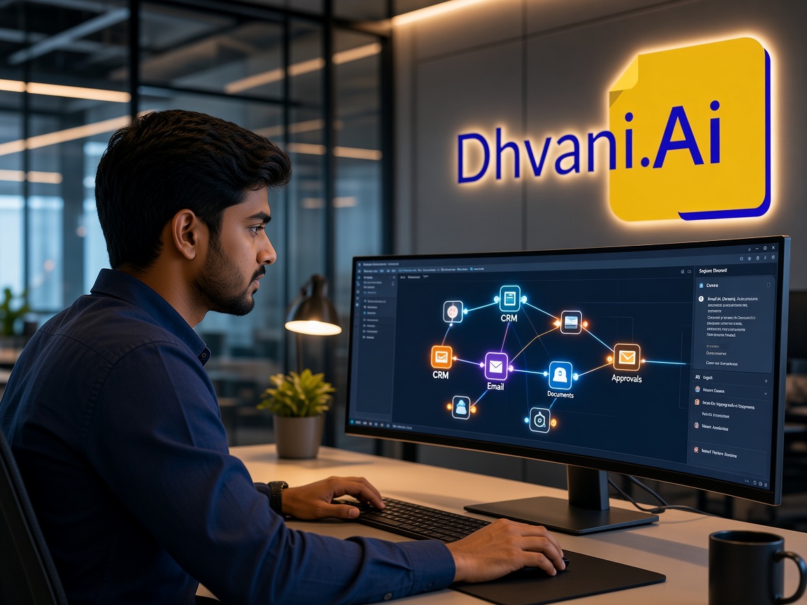 AI agent dashboard automating chats, tasks and business workflows